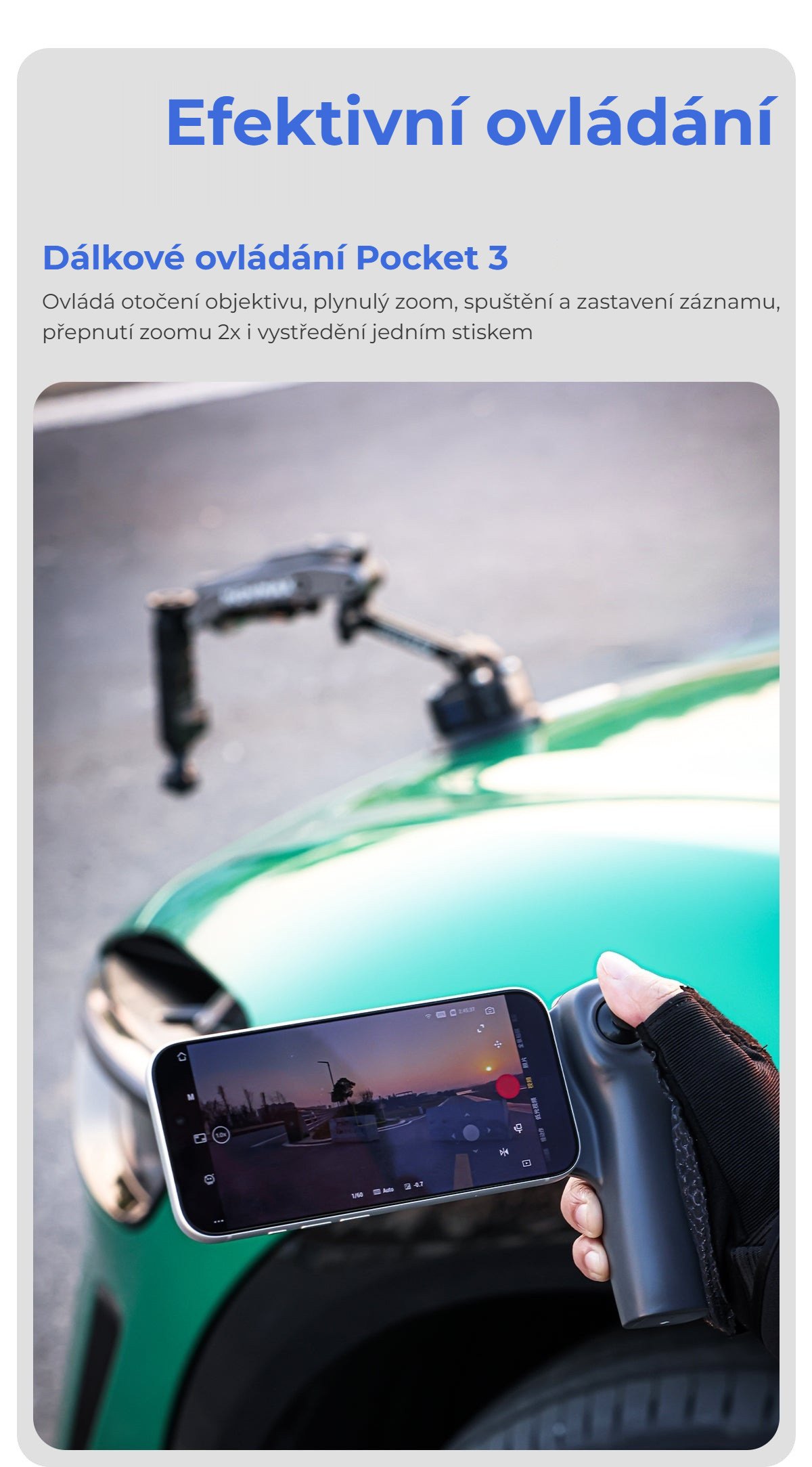 Dálkové ovládání Pocket 3