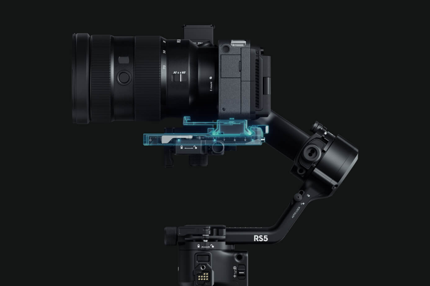 DJI RS 5 – Rychlý přechod na výšku