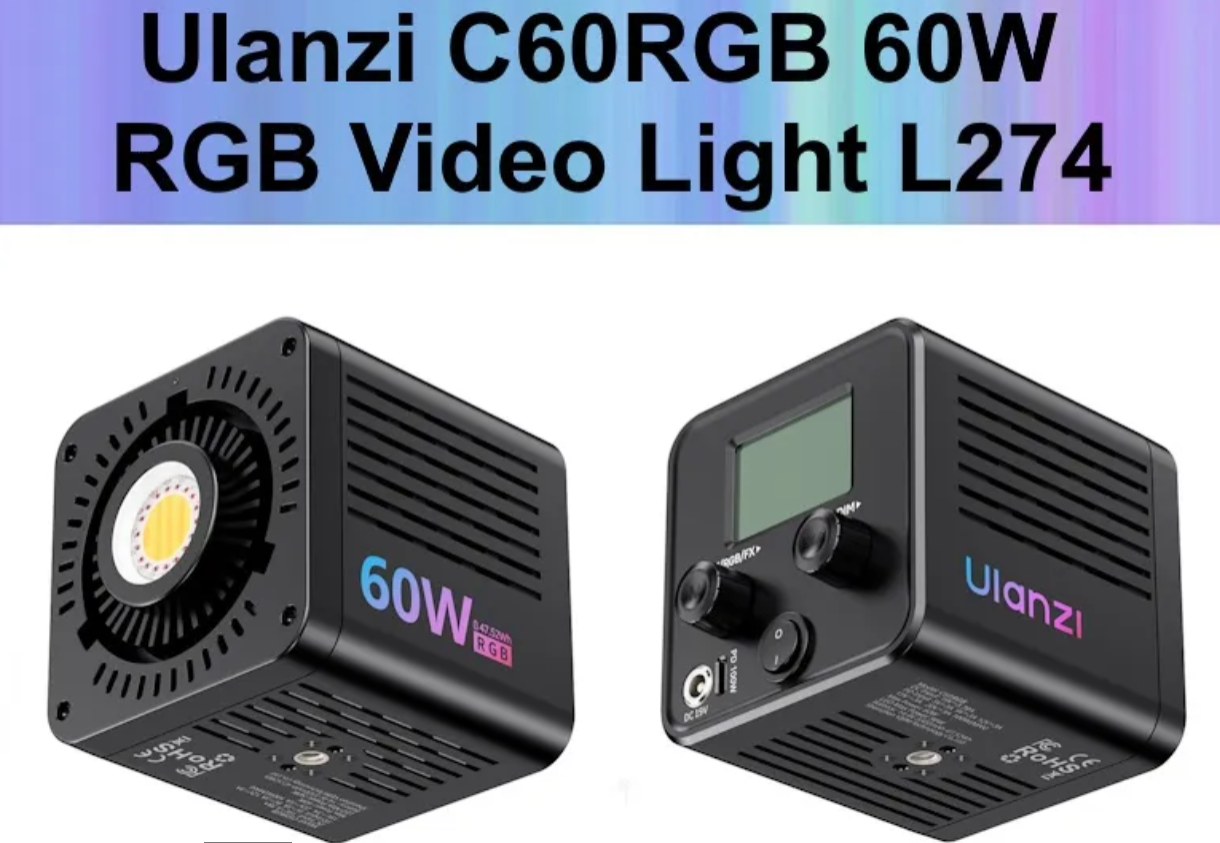 Ulanzi C60RGB 60W RGB COB video light