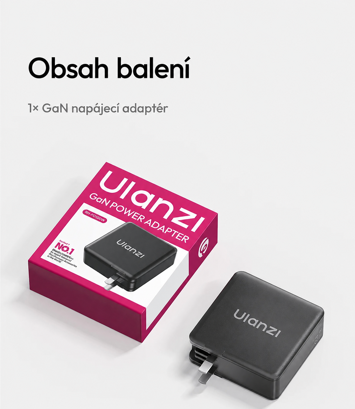Obsah balení Ulanzi RH-PD100W