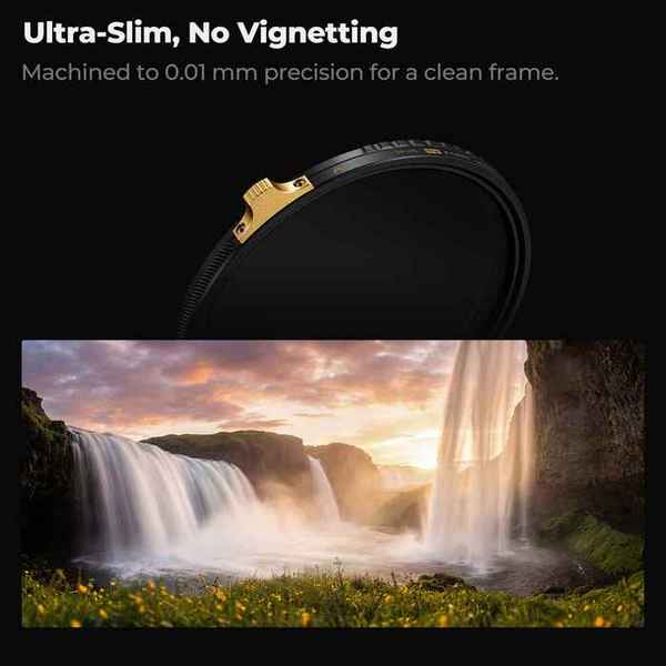 Ovládání variabilního ND filtru K&F Concept