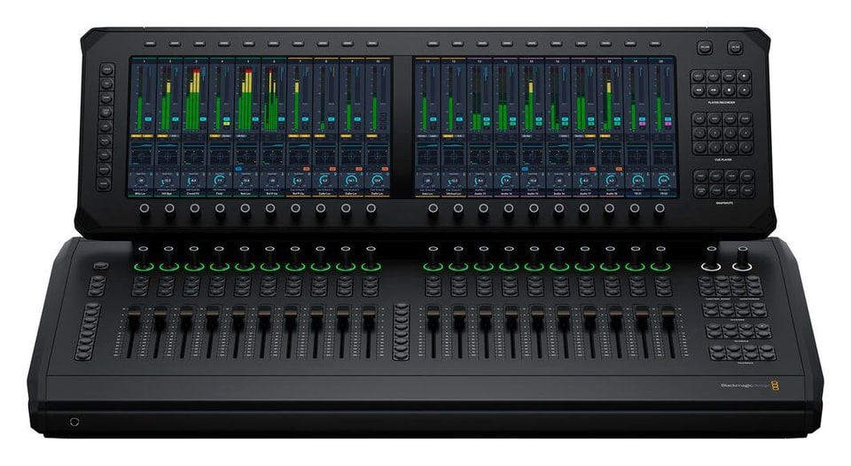 Blackmagic Design Fairlight Live Audio Panel 20 – Horní vrstva: funkce a zpracování