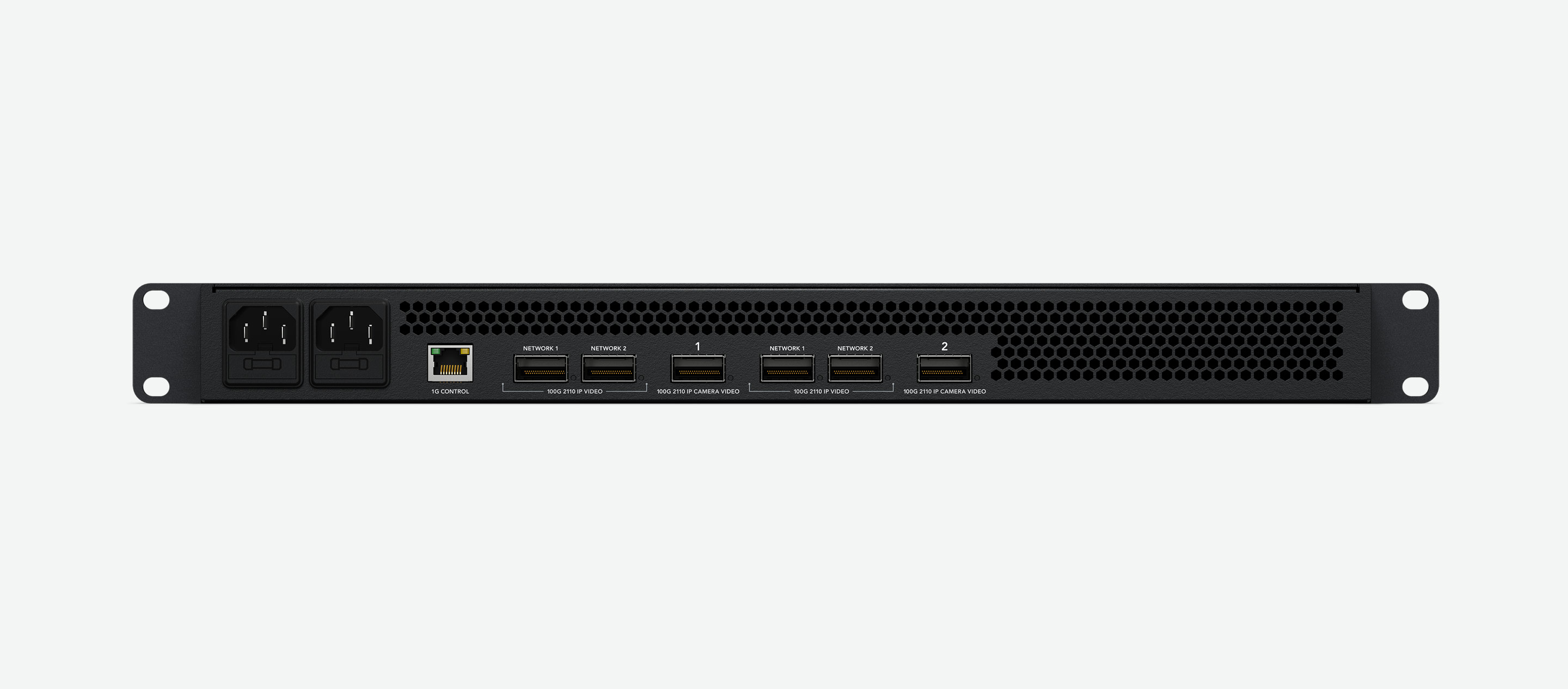 Blackmagic StudioBridge 100G – zadní pohled