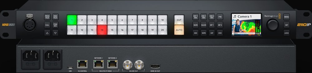 ATEM Monitoring Rack Panel 20 – Monitoring přímo v racku