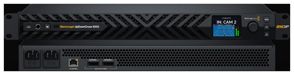 Blackmagic UpDownCross 100G – Redundantní síť bez kompromisů