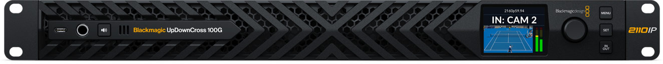 Blackmagic UpDownCross 100G v 1RU provedení