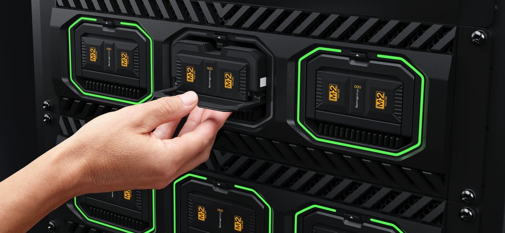 Blackmagic Design Media Dock Ultra – Modul vyjmete po skončení vysílání