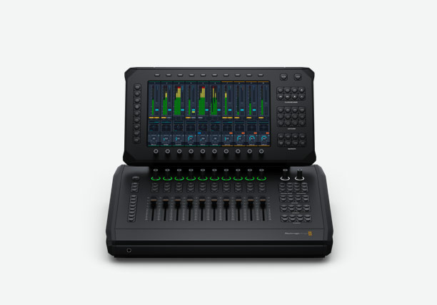 Fairlight Live Audio Panel 10 se 10 motorizovanými fadery