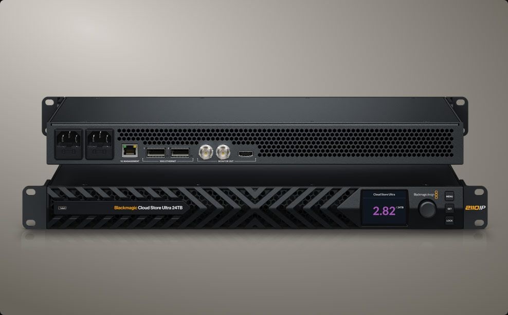 HyperDeck ISO Recorder 100G – Záznam na rychlé síťové úložiště
