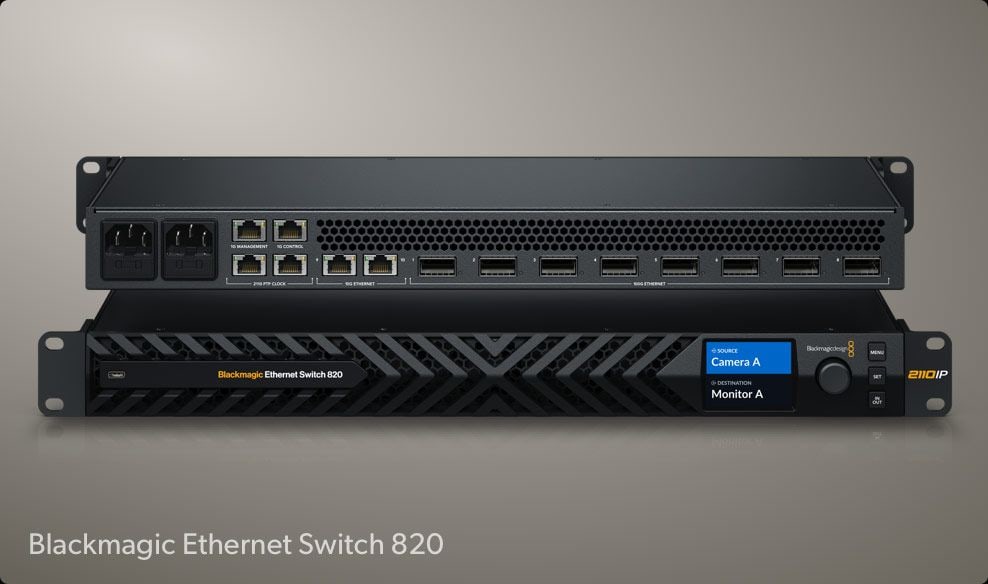 HyperDeck ISO Recorder 100G – Přímo do switche 100G