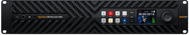 HyperDeck ISO Recorder 100G v rackovém provedení