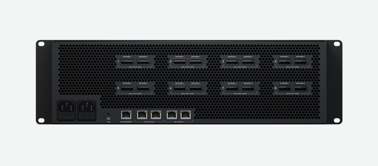 ATEM 4 M/E Constellation IP Plus rear connections
