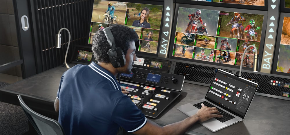 ATEM 4 M/E Constellation IP Plus – 4 nezávislá multiview