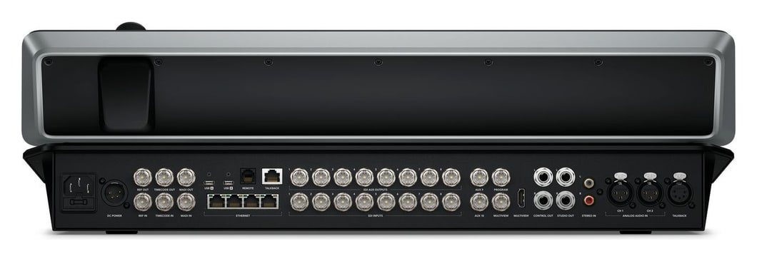 ATEM Television Studio 4K8 – Vestavěné napájení a záloha 12 V