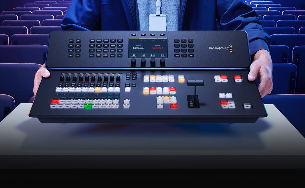 ATEM Television Studio HD8 ISO – Vysílací panel s T-barem