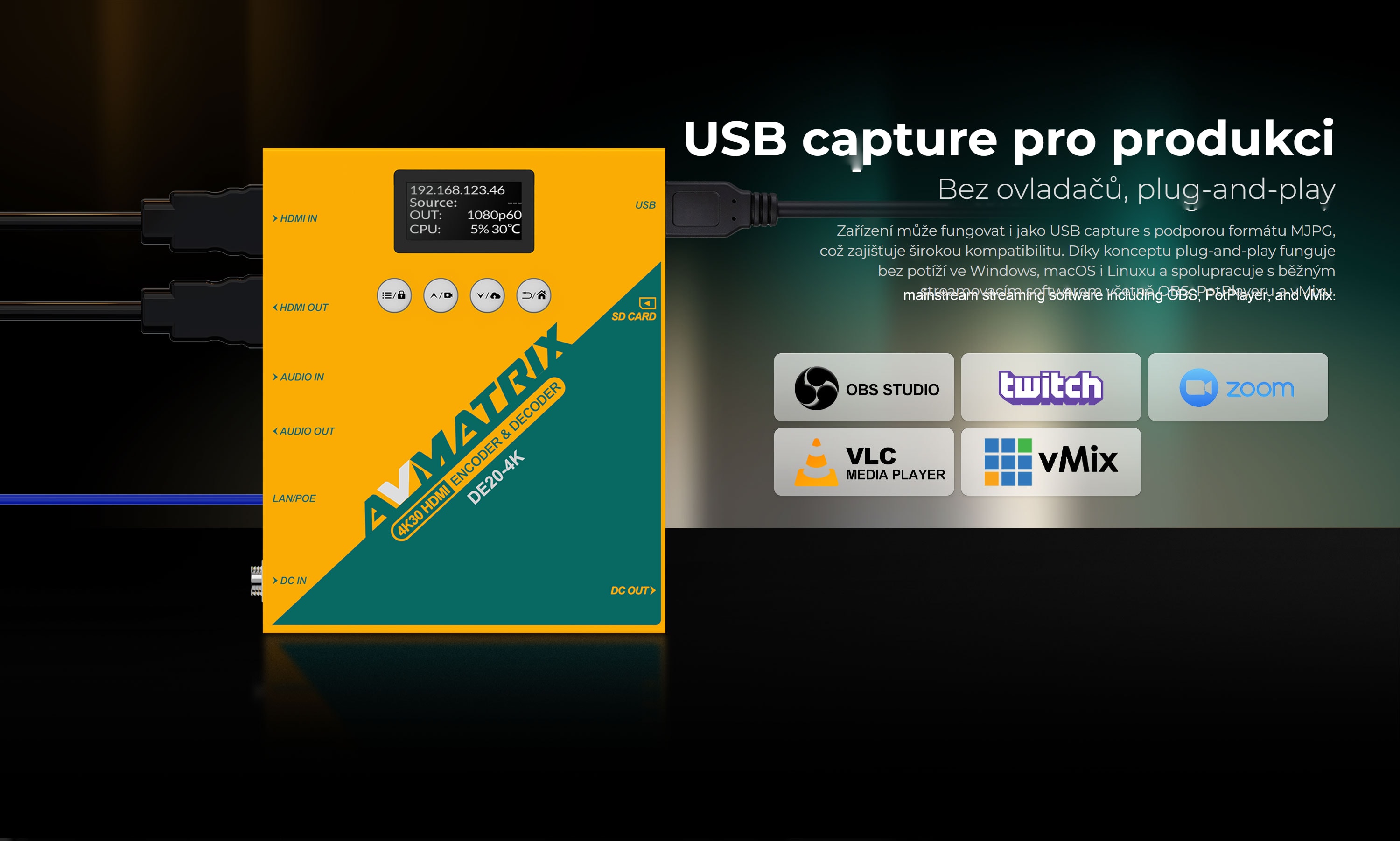 AVMatrix 4K HDMI Encoder & Decoder
