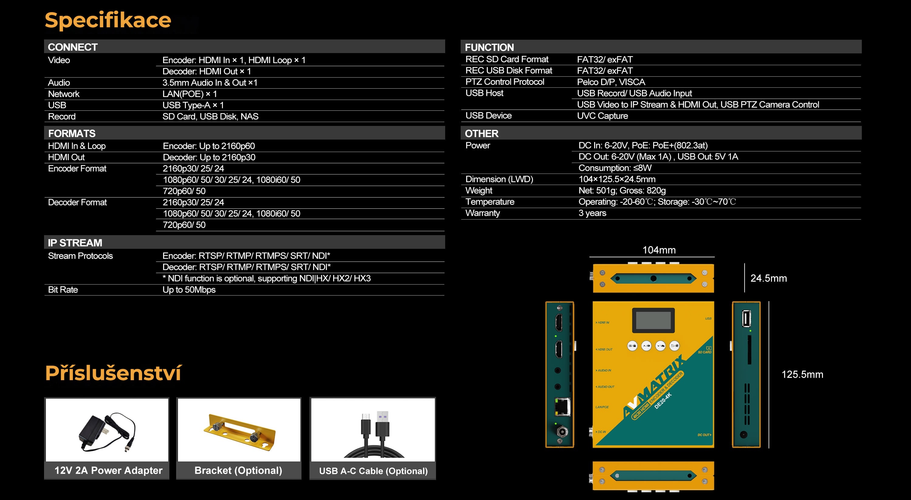 AVMatrix 4K HDMI Encoder & Decoder