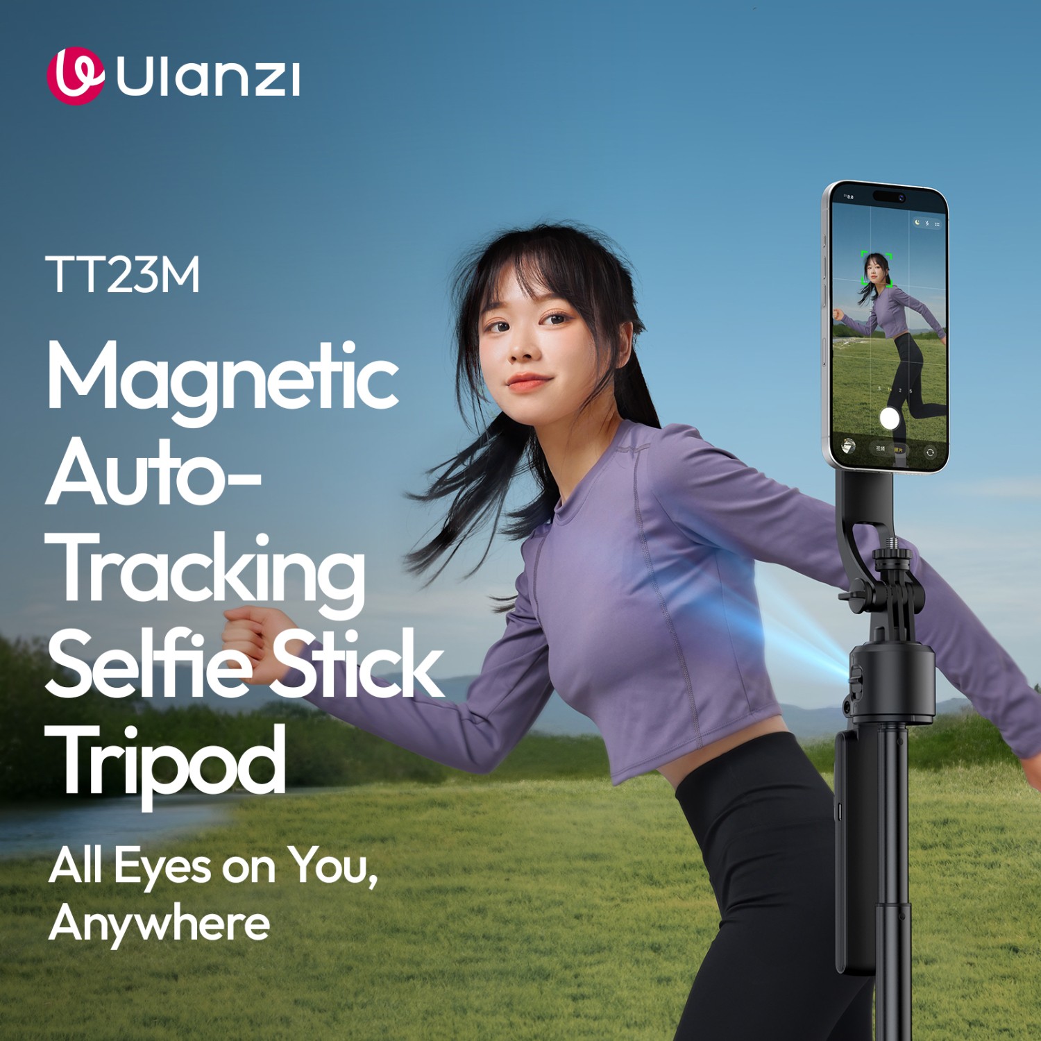 Ulanzi TT23 – magnetický statív s automatickým sledovaním