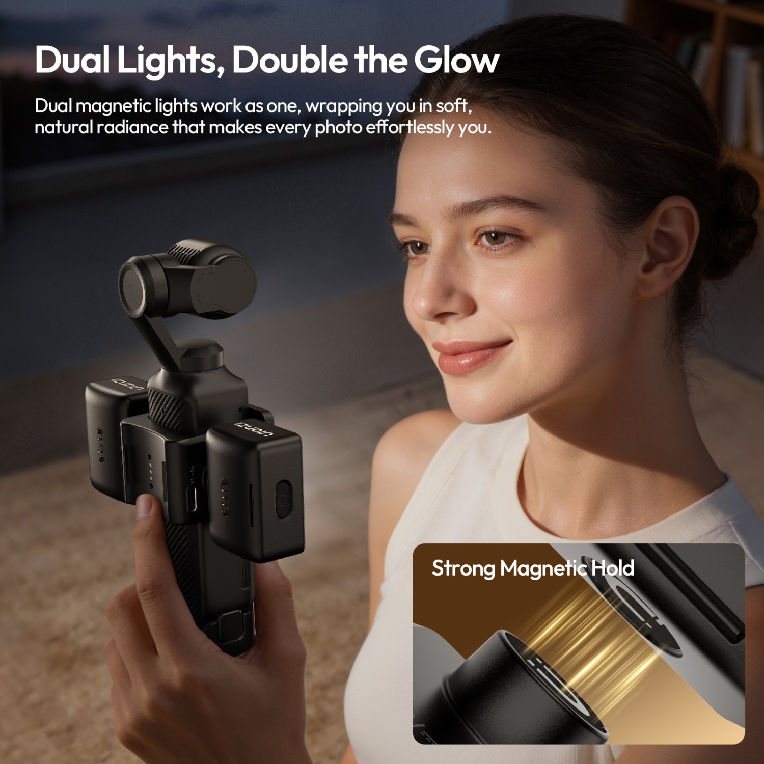 Ulanzi LM06 – dual magnetic fill lights