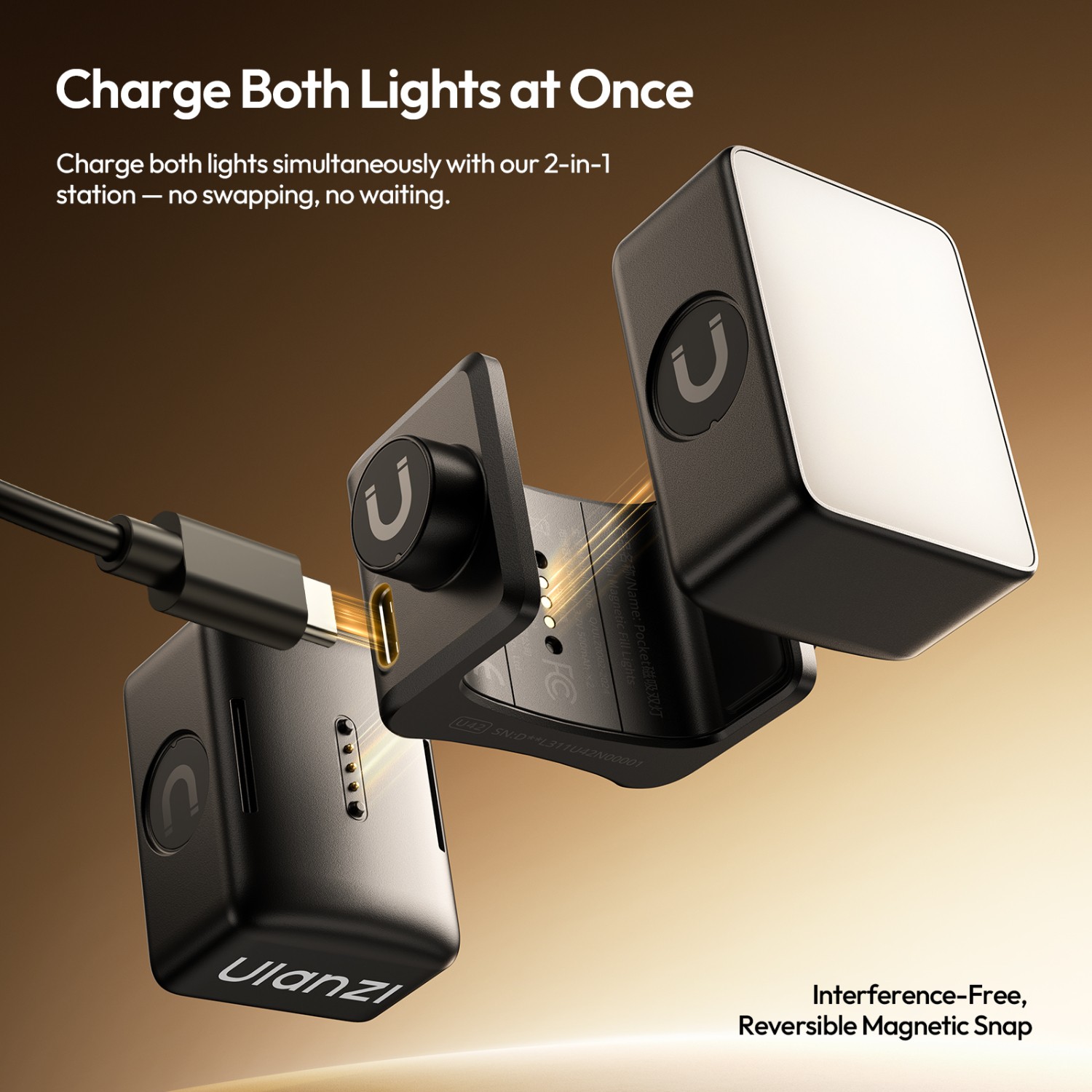 Ulanzi LM06 – dual magnetic fill lights