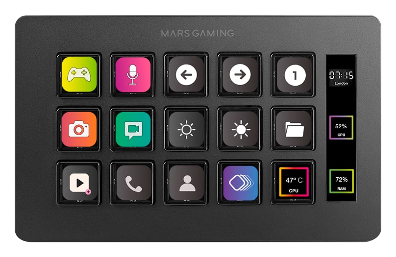 Mars Gaming MSD-ONE – Software se scénami a pluginy