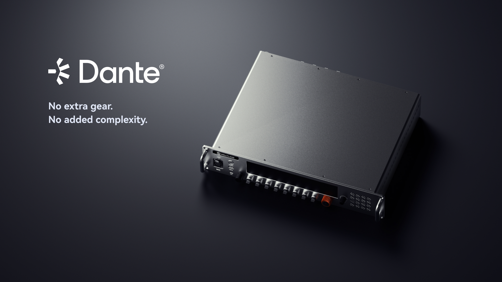 Solidcom H1 Dante workflow