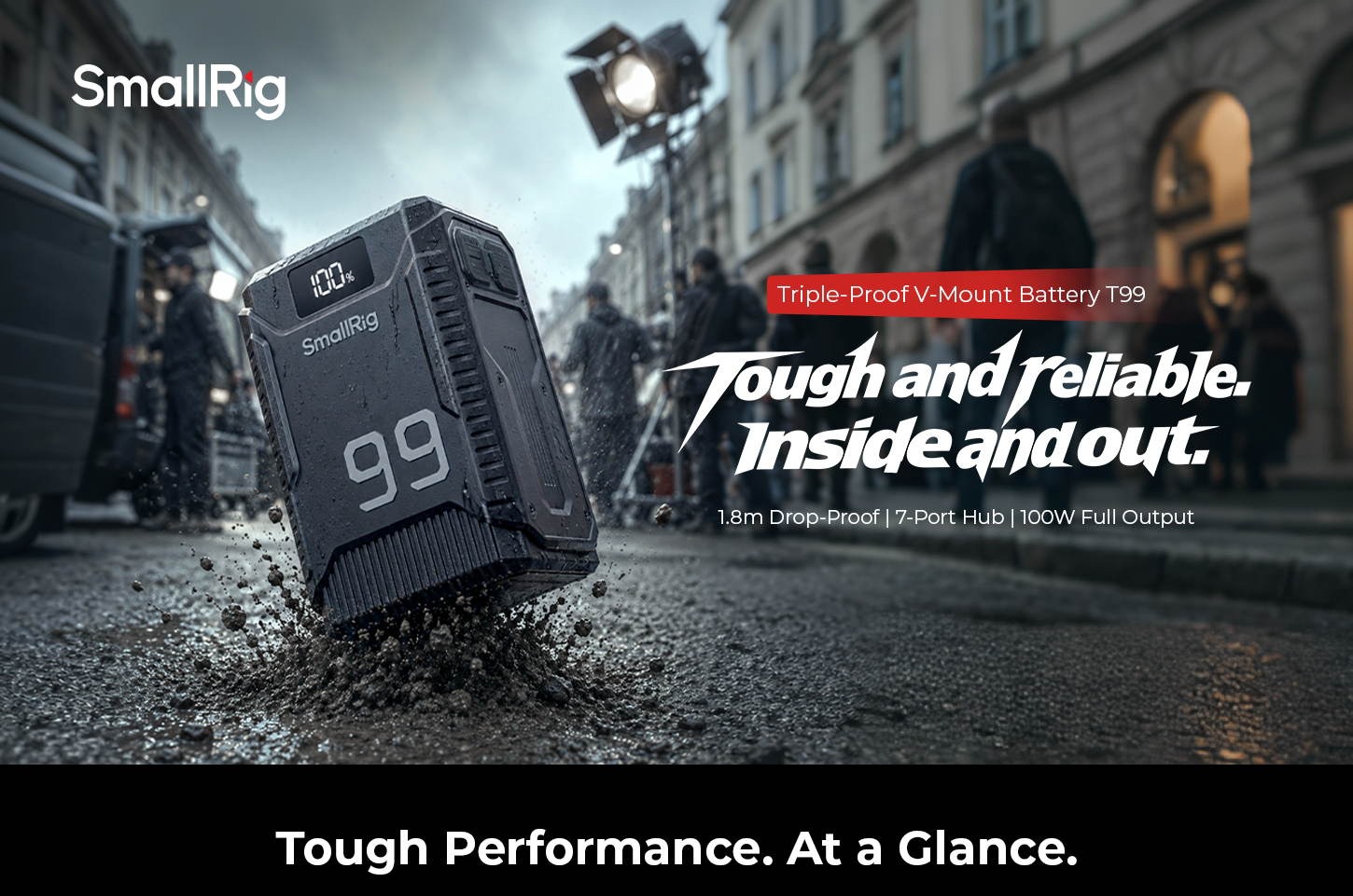 SmallRig T99 V-Mount battery infographic 1
