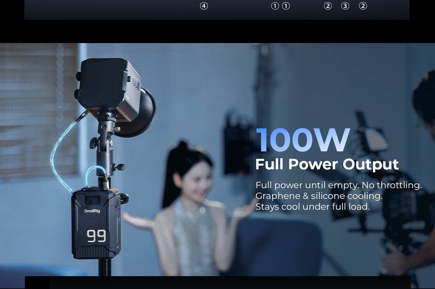 SmallRig T99 V-Mount battery infographic 6