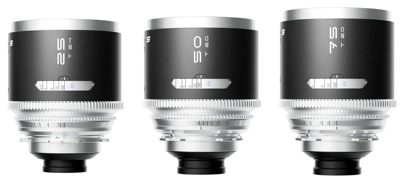 Blazar Mantis 1,33x FF sada 3 anamorfních objektivů 25/50/75 mm