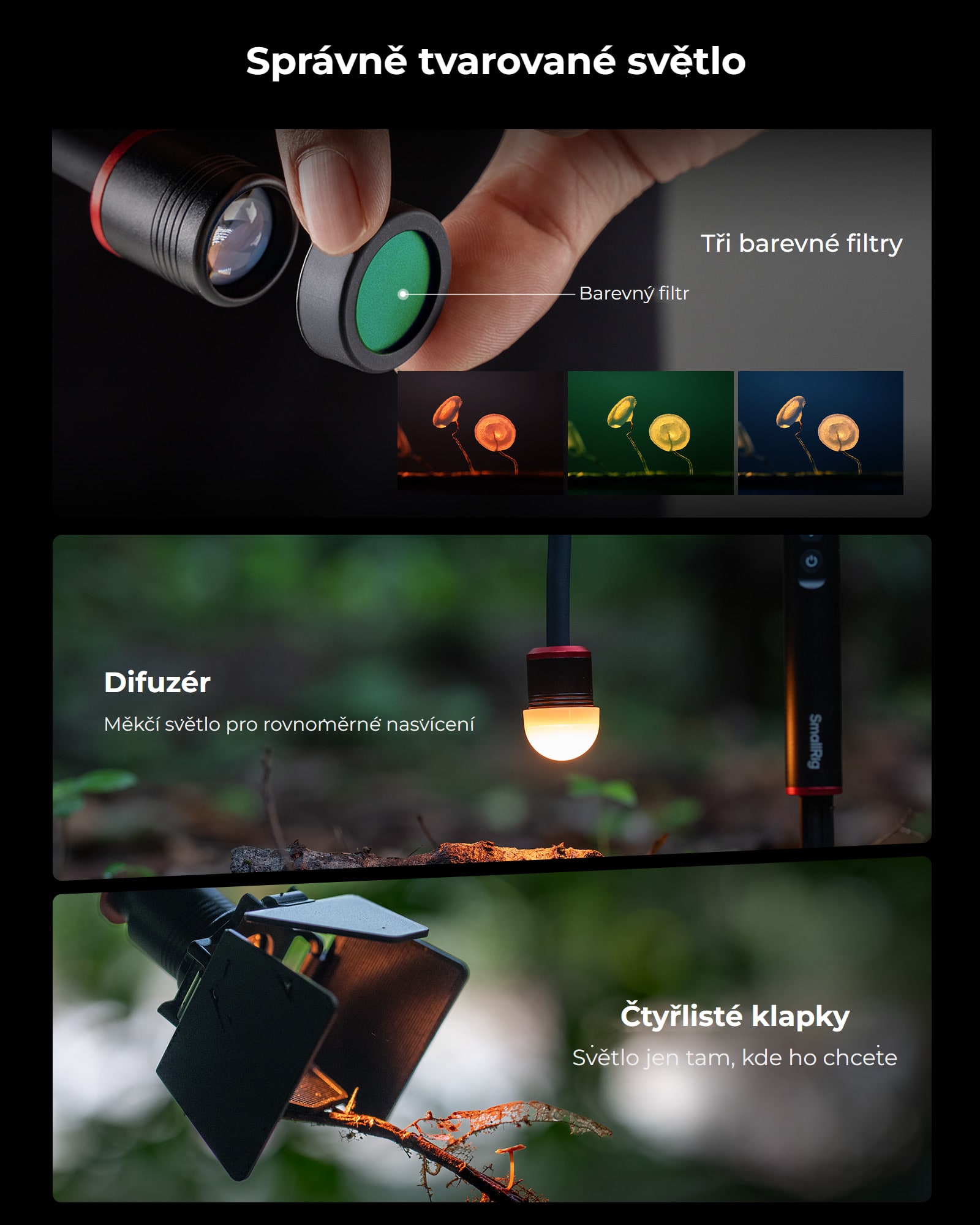SmallRig RM 01B LED Macro Arm Light 6225 CZ 8