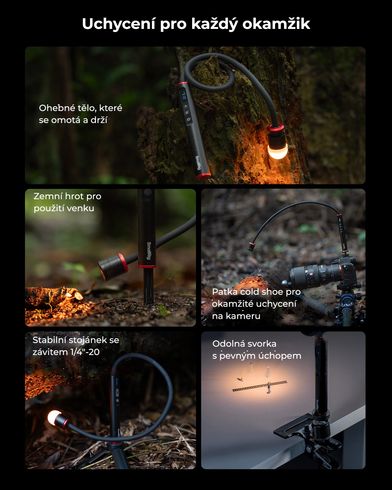 SmallRig RM 01B LED Macro Arm Light 6225 CZ 9