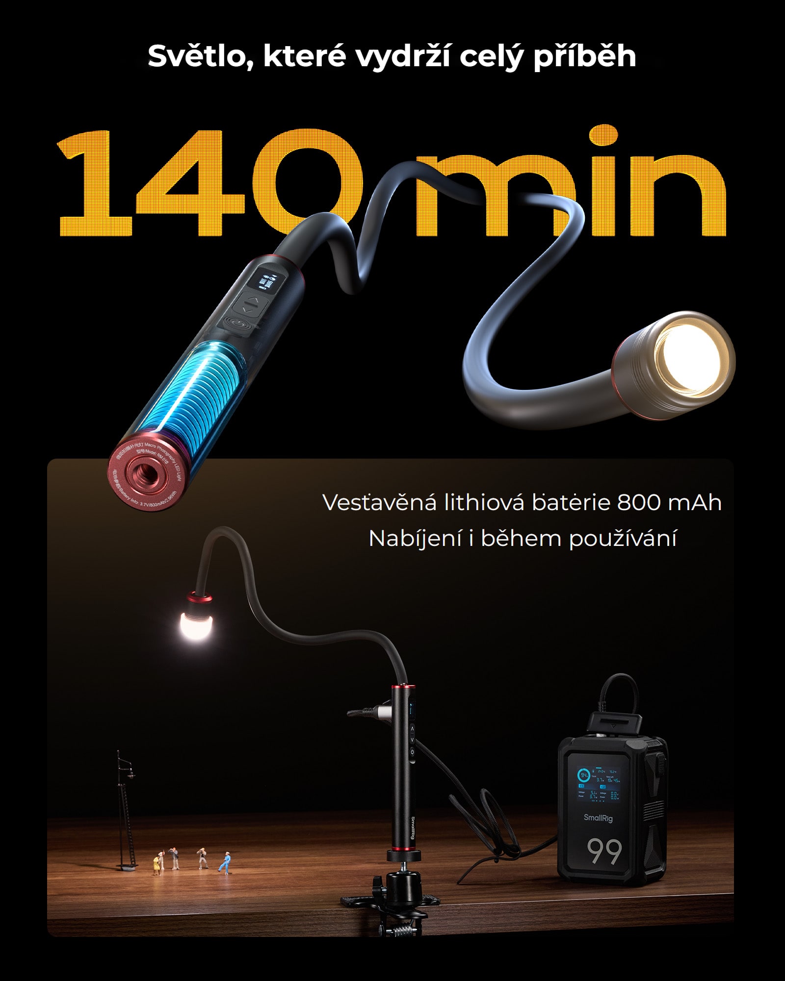 SmallRig RM 01B LED Macro Arm Light 6225 CZ 10