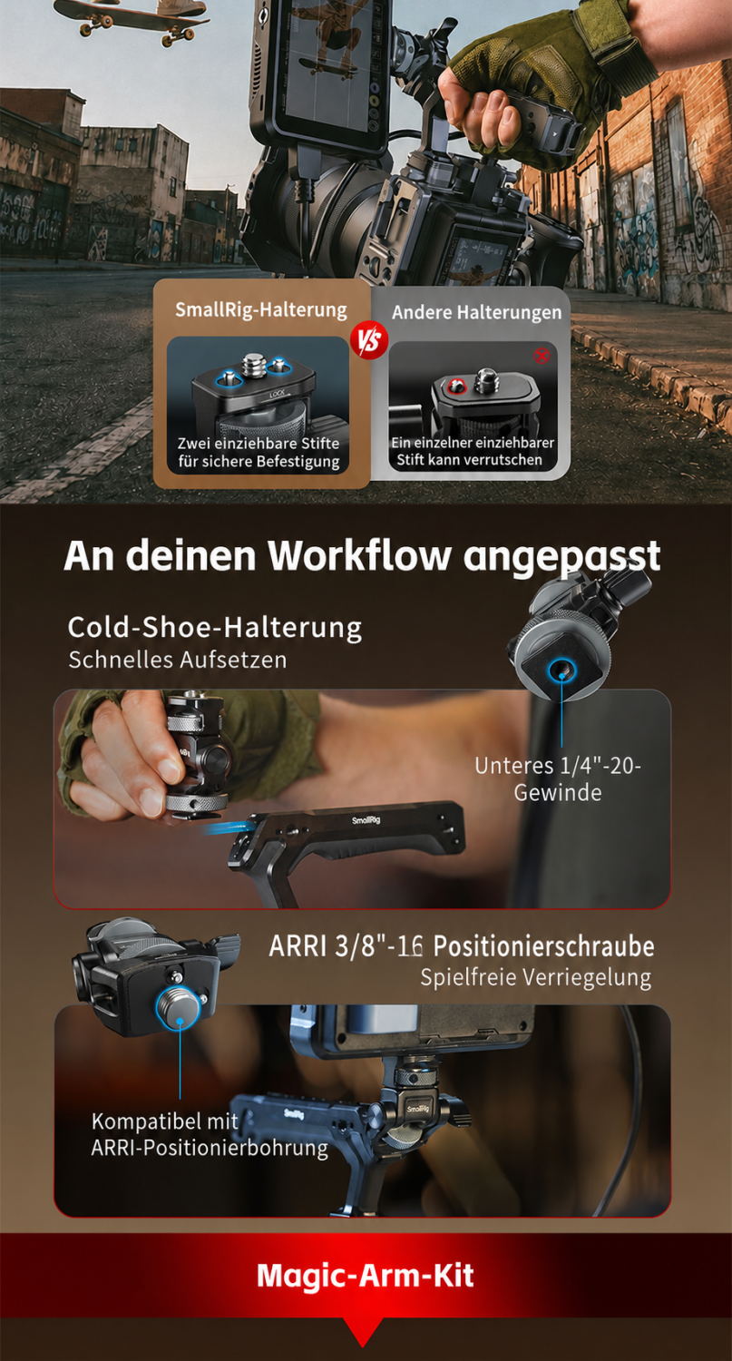 SmallRig Magic Arm Support 6317 – deutsche Infografik 7