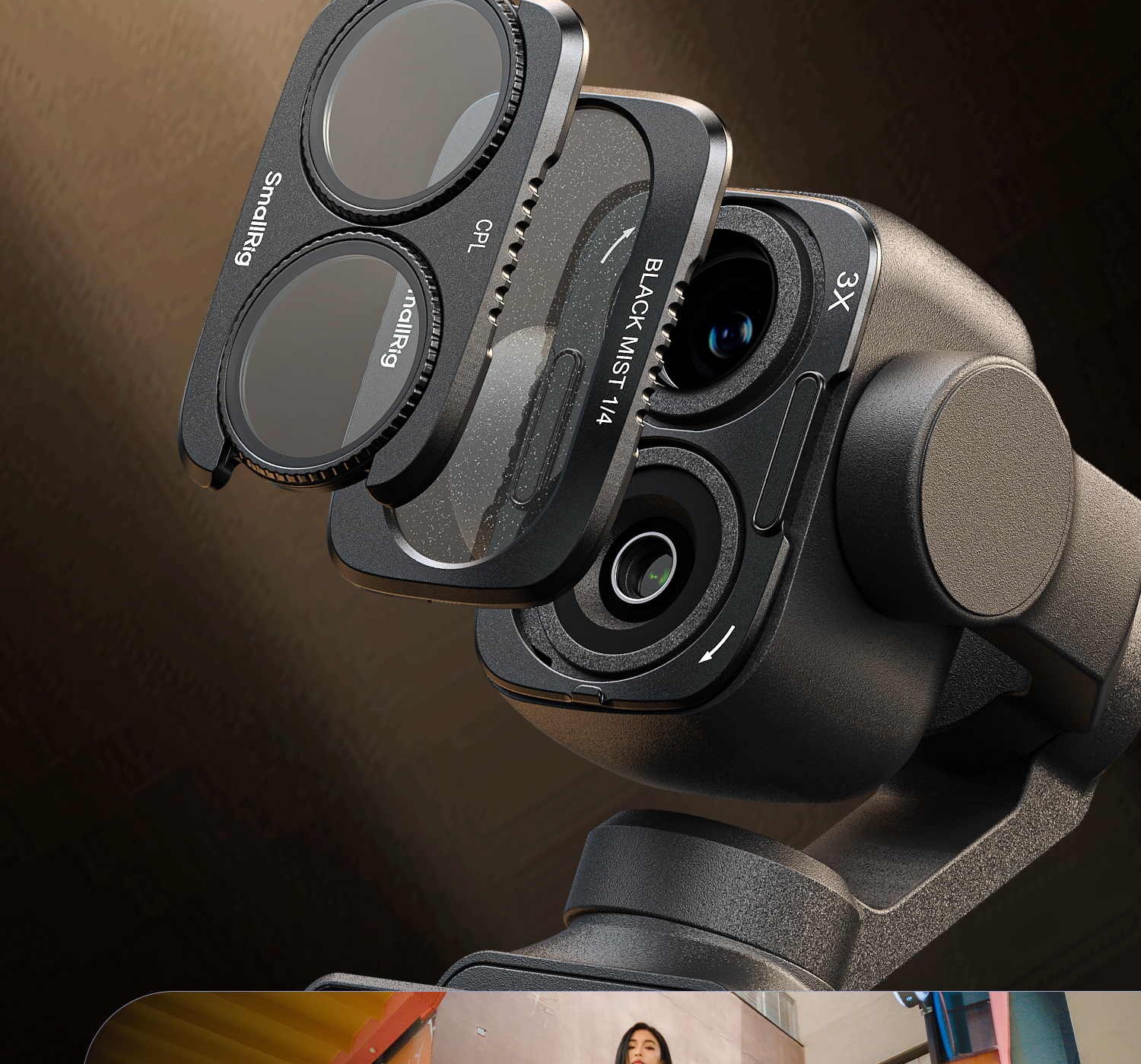 SmallRig Osmo Pocket 4P filter kit infographic 9