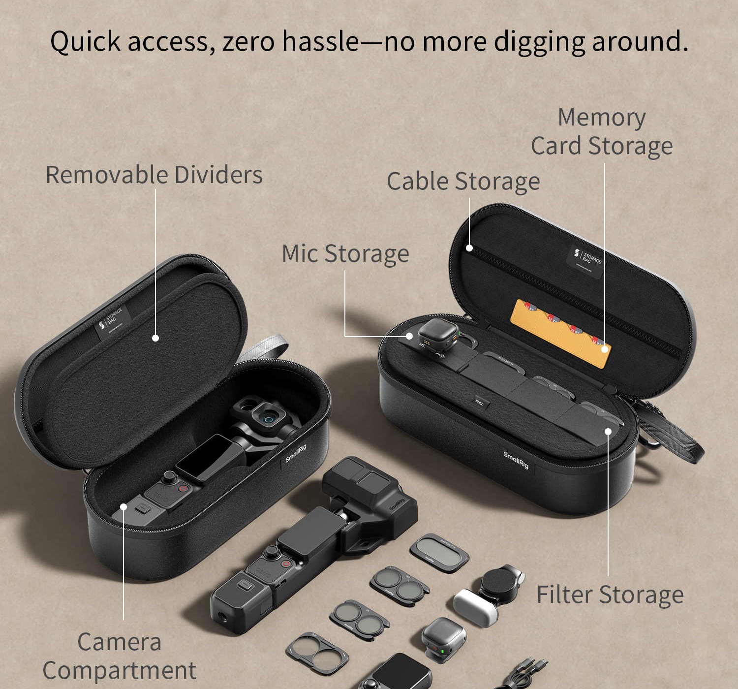 SmallRig Osmo Pocket 4P filter kit infographic 15