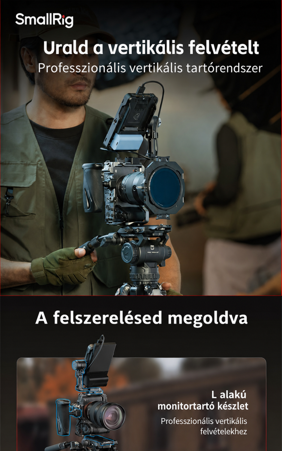 SmallRig Monitor Support 6313 – magyar infografika 1