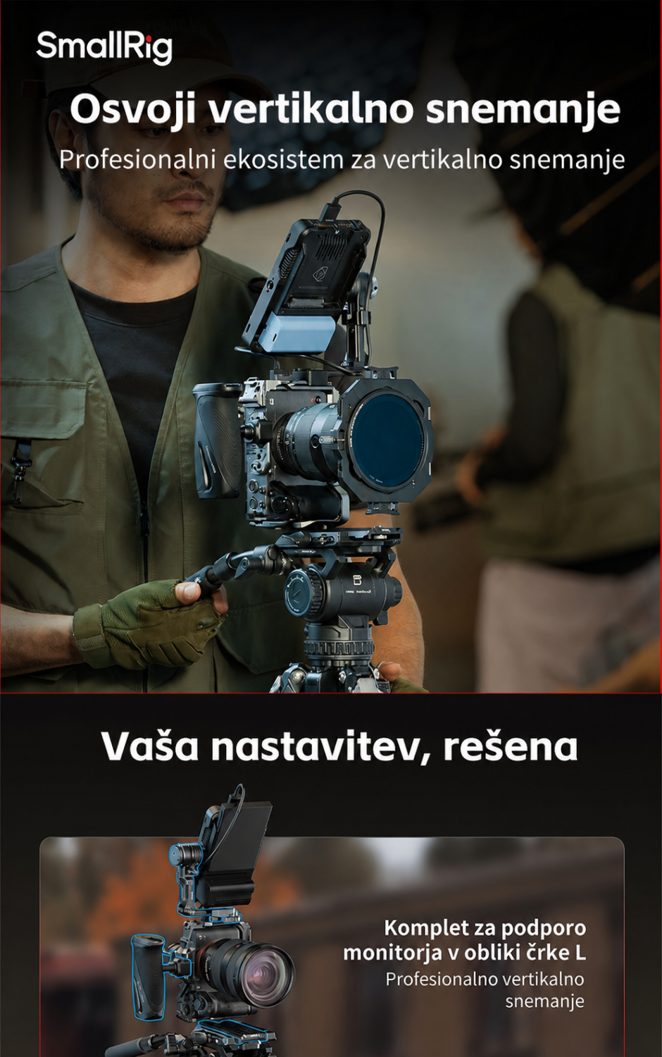 SmallRig Monitor Support for Horizontal & Vertical Shooting 6313 ? slovinsk? infografika 1