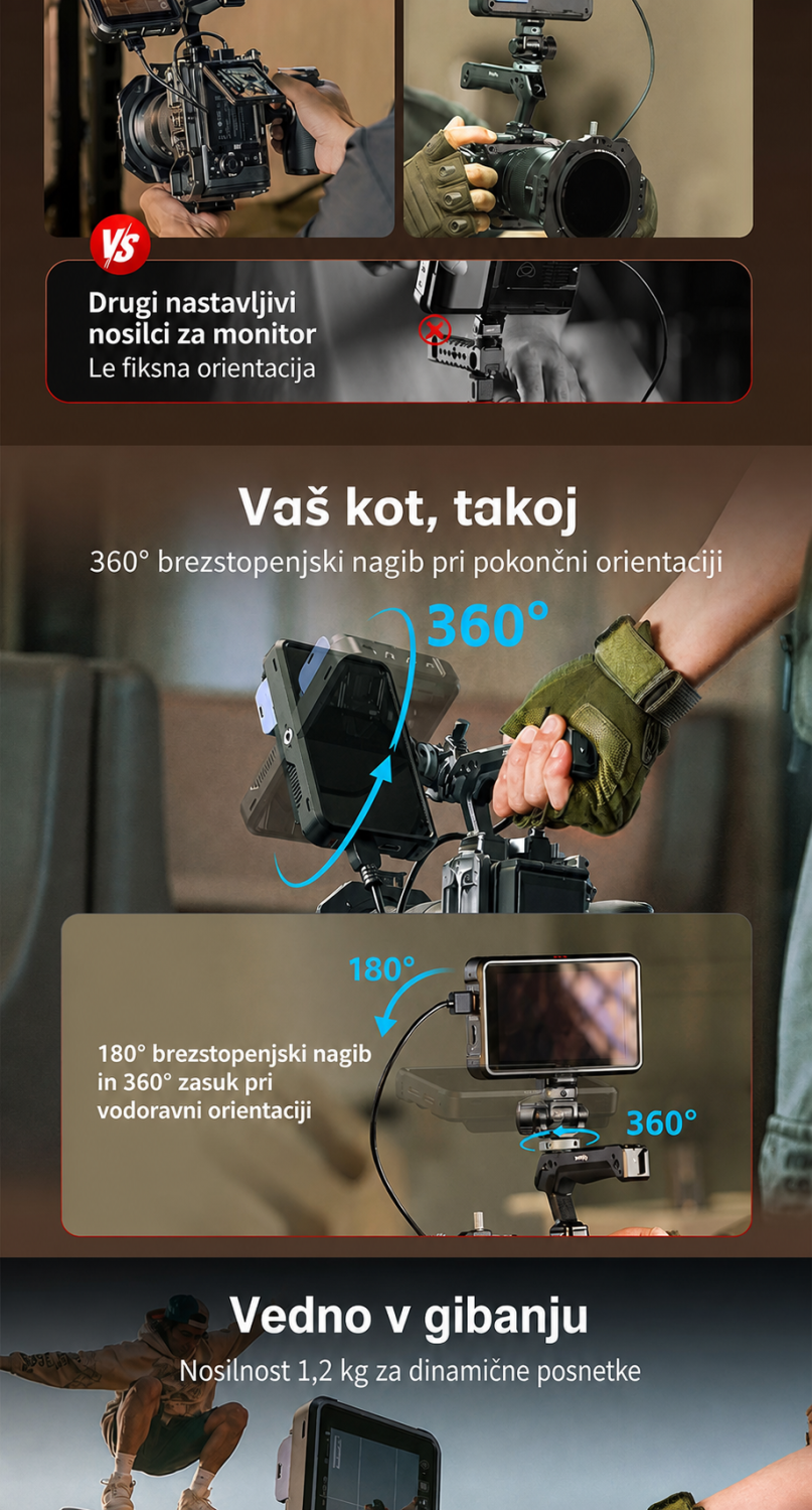 SmallRig Monitor Support for Horizontal & Vertical Shooting 6313 ? slovinsk? infografika 6