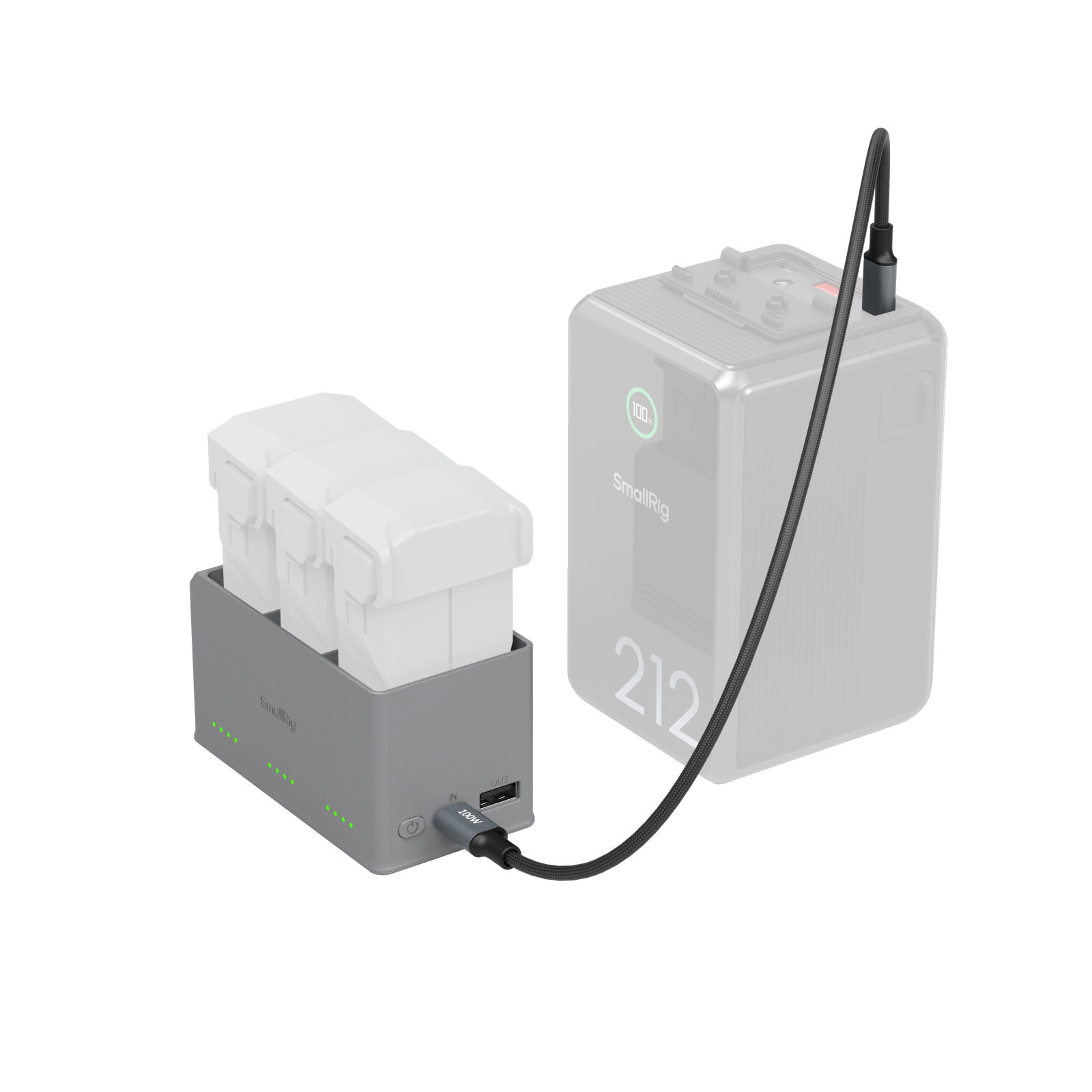 SmallRig 100W Battery Charger 6502 – česká infografika 4