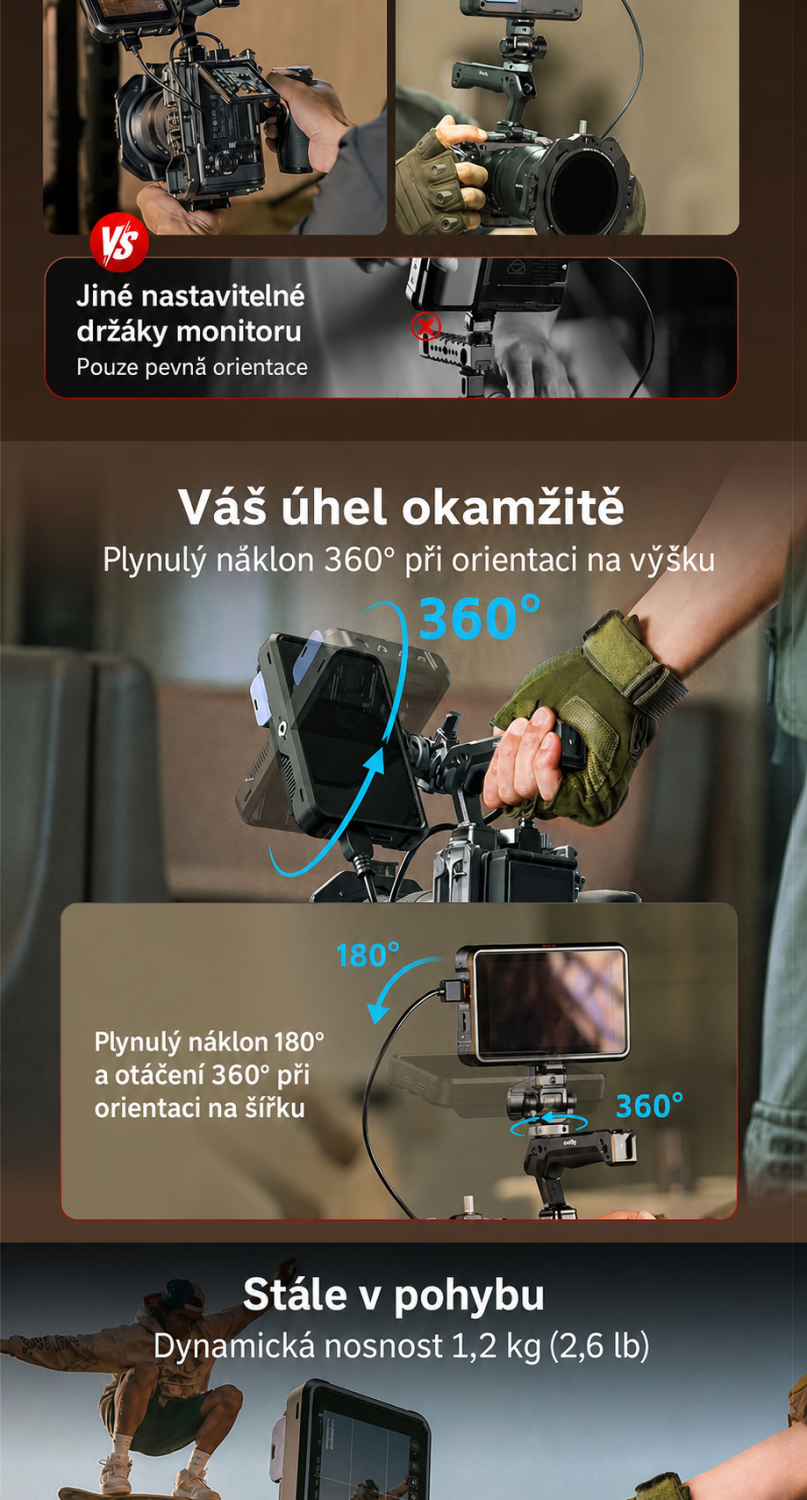SmallRig Monitor Support 6314 – česká infografika 6