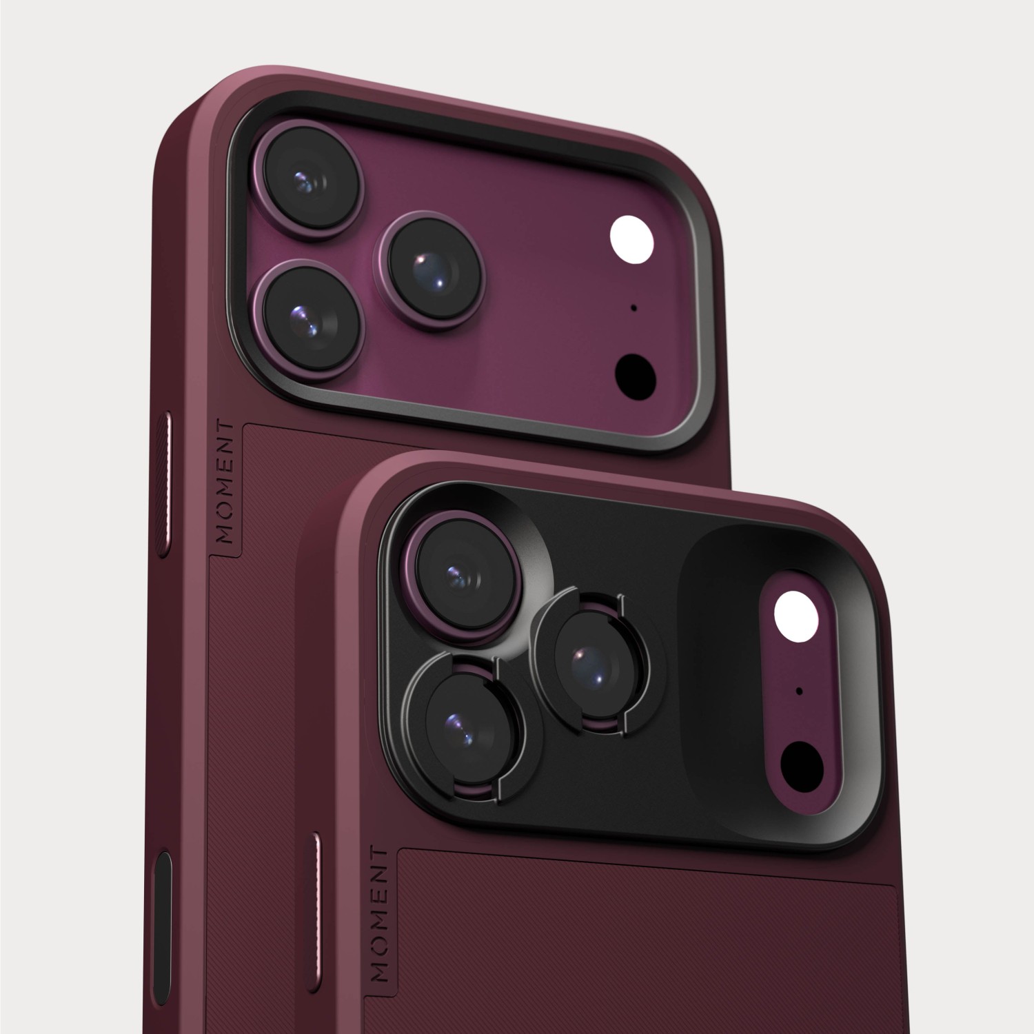 Detail krytu Moment Camera Case pro iPhone 18 Pro Max