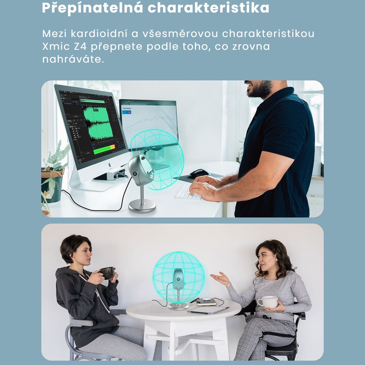 Saramonic Xmic Z4 – Jeden mikrofon, víc situací
