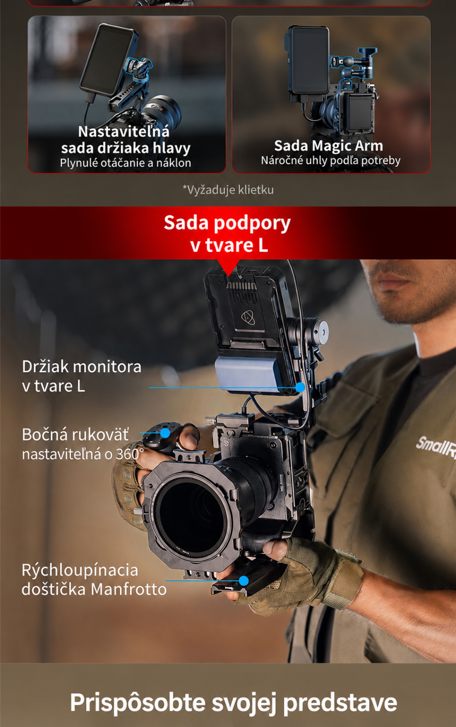SmallRig L-shaped Monitor Support 6315 ? slovensk? infografika 2