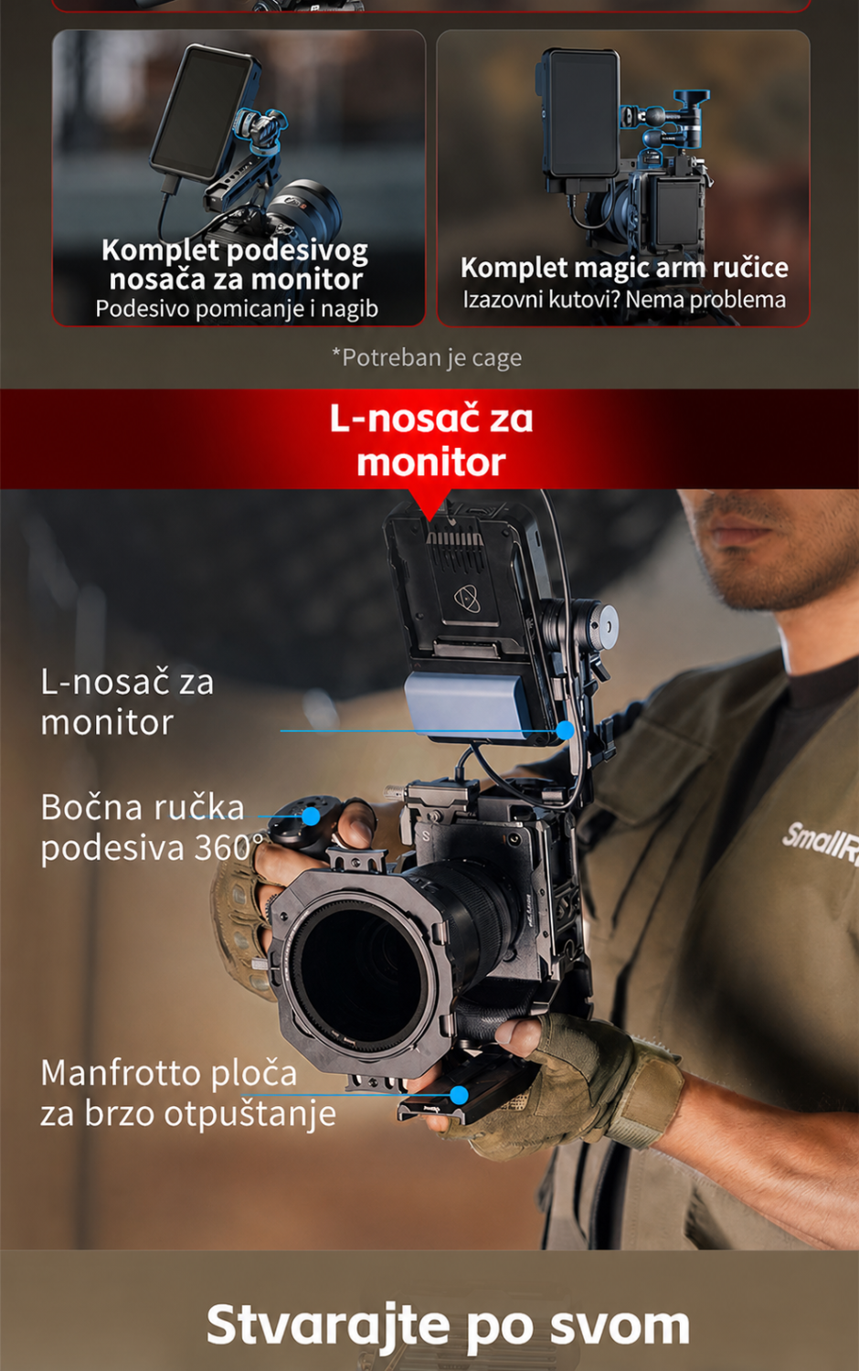 SmallRig L-shaped Monitor Support 6315 ? chorvatsk? infografika 2