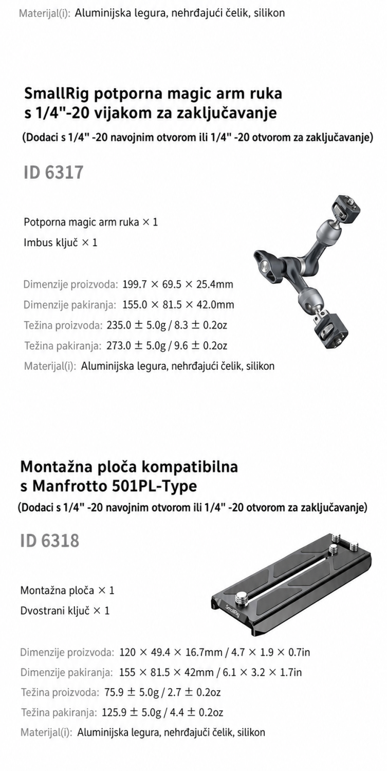 SmallRig L-shaped Monitor Support 6315 ? chorvatsk? infografika 11