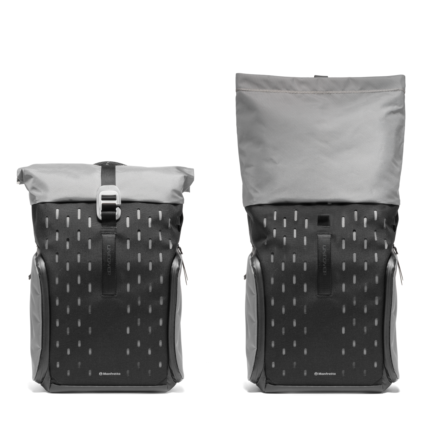 Sbalená a rozšířená poloha batohu Manfrotto UNCOVER 24L