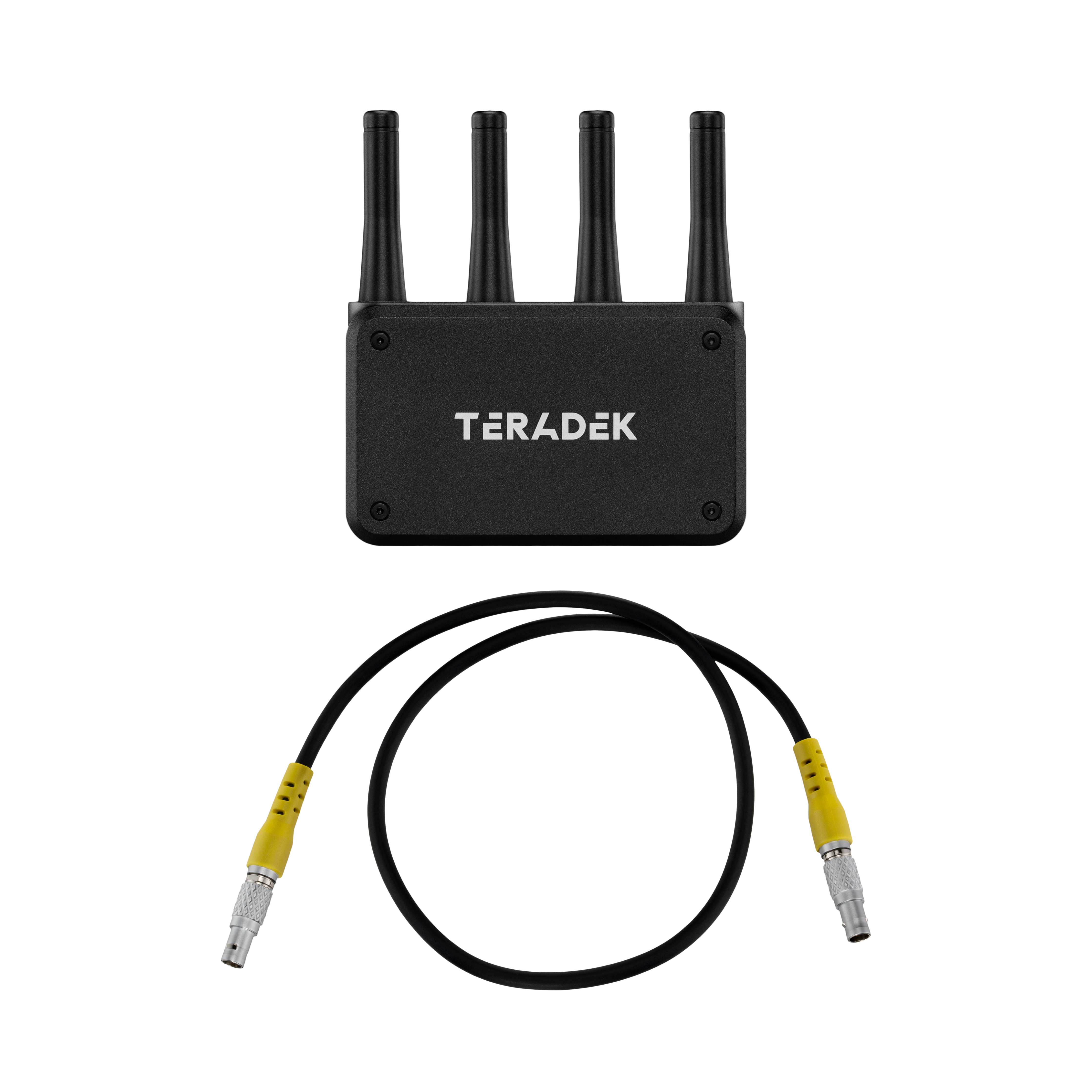 Modem Teradek Node 5G 10-0033-L s kabelem 5 pinů na 5 pinů a anténami