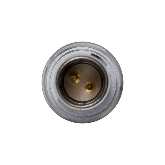 Detail dvoupinového konektoru LEMO adaptéru Teradek 11-0054