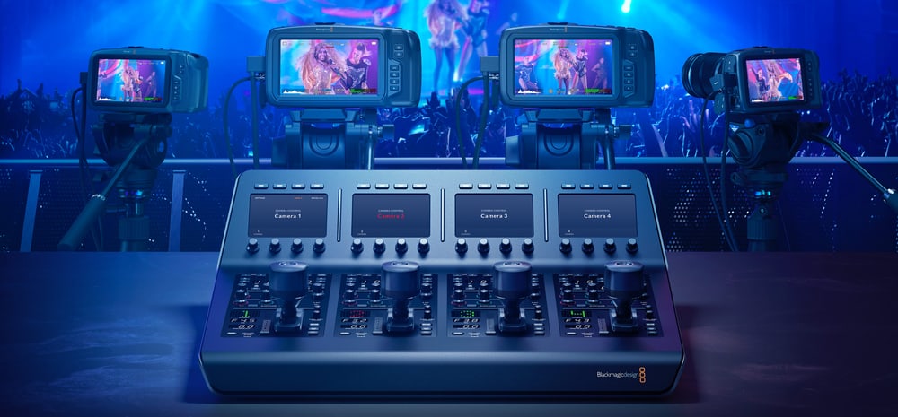 ATEM Camera Control Panel – Až čtyři kamery z jednoho panelu