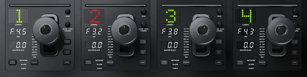 ATEM Camera Control Panel – Joystick pro clonu a master black